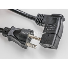 C13C2015A-6F IEC 60320-C20 zu IEC 60320-C13 15 A / 125 V 14AWG / 3C SJT 6-Fuß Netzkabel